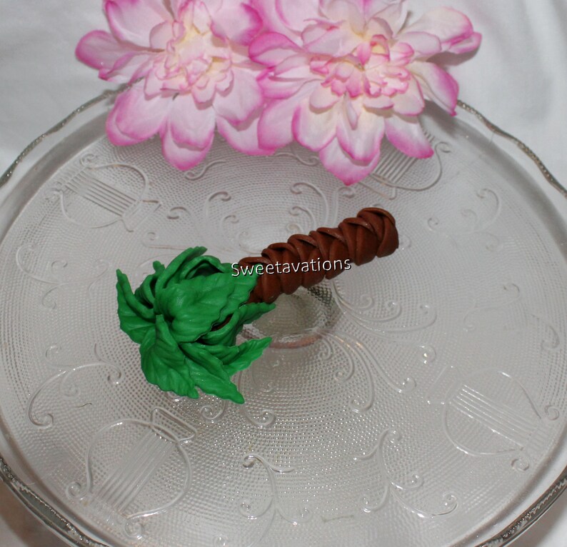 Fondant Palm Tree Cake Topper Fondant Tree Palm Tree Etsy