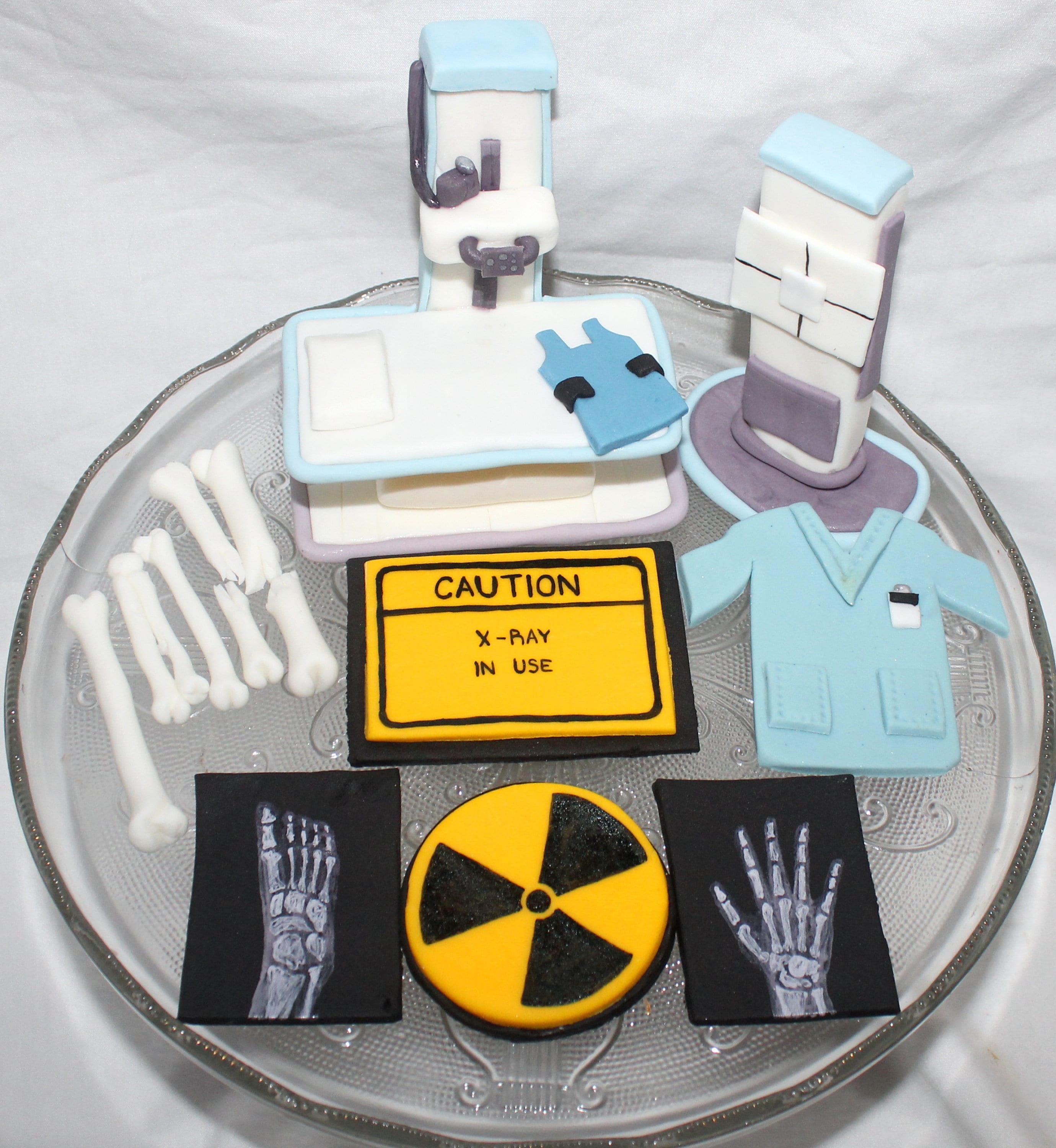 Radiography Tech Radiologist Cake Topper Doctor Nurse Physician