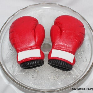 Fondant Boxing Glove Cake Topper - Boxing Glove Topper - Fighting Theme - Boxing Theme - Fondant Boxer - Boxing Cake Topper - Fondant Boxer