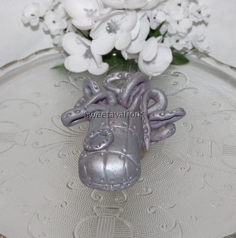 Fondant Octopus Cake Topper Octopus Topper Steampunk Topper Steampunk Octopus Steampunk Cake Victorian Cake Steampunk Birthday image 5