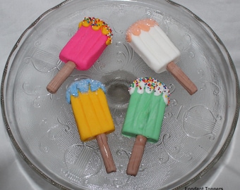Fondant Cakepop Cakesicle Topper, Hand-Sculpted Food, Candy Birthday, Sweet One Birthday, Circus Baby Show
