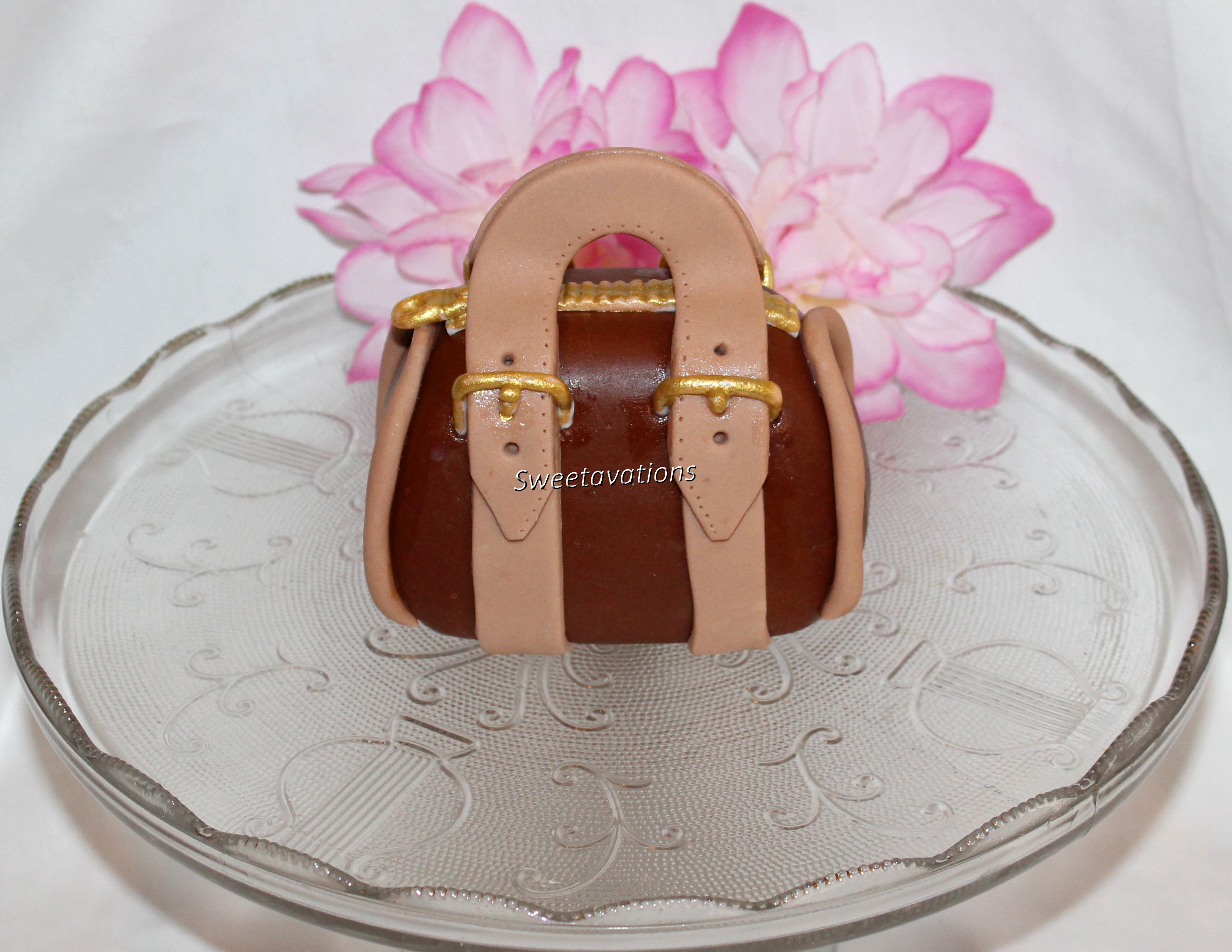 Fondant Purse Cake Topper Purse Topper Bag Cake Topper Etsy