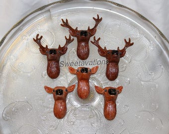 Fondant Deer Cake Topper - Deer Topper - Fondant Buck - Woodland Animal Topper - Hunting Cake Topper - Hunting Birthday - Hunter Baby Shower