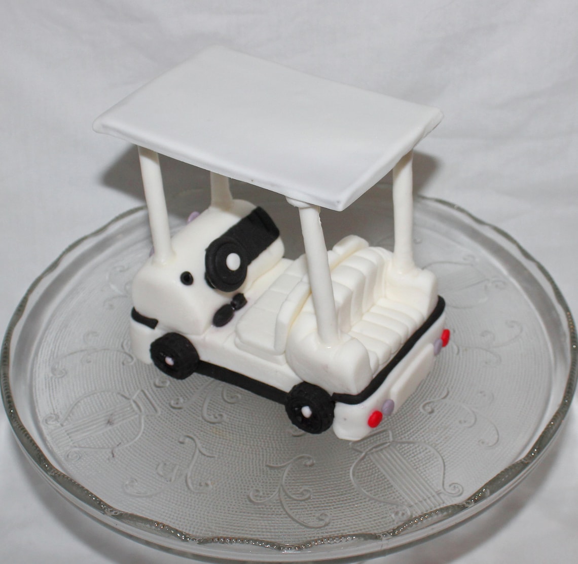 Fondant Golf Cart Cake Topper Golf Cart Topper Golf Topper Etsy