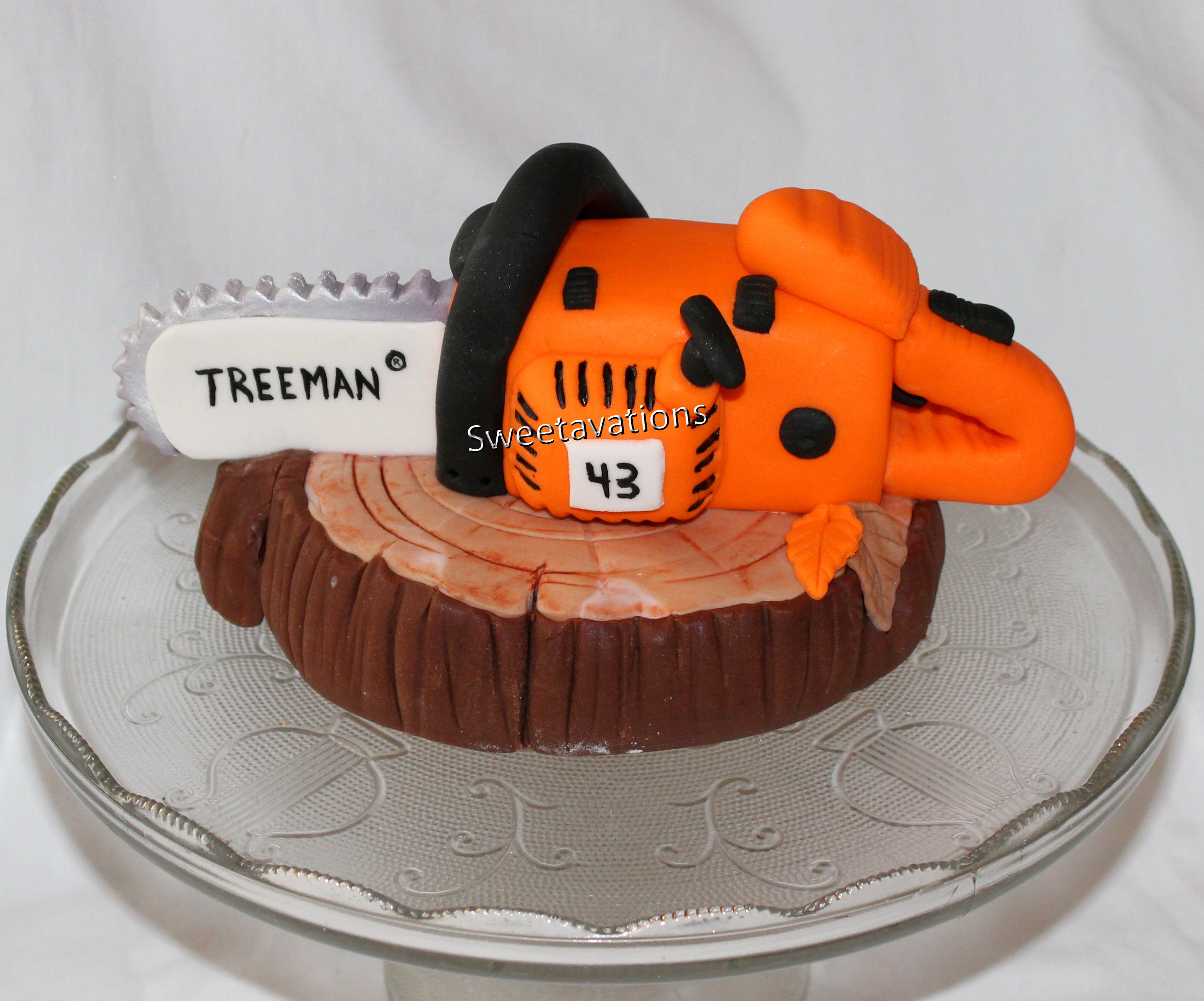 Fondant Chainsaw Cake Topper Chainsaw Topper Chainsaw Etsy