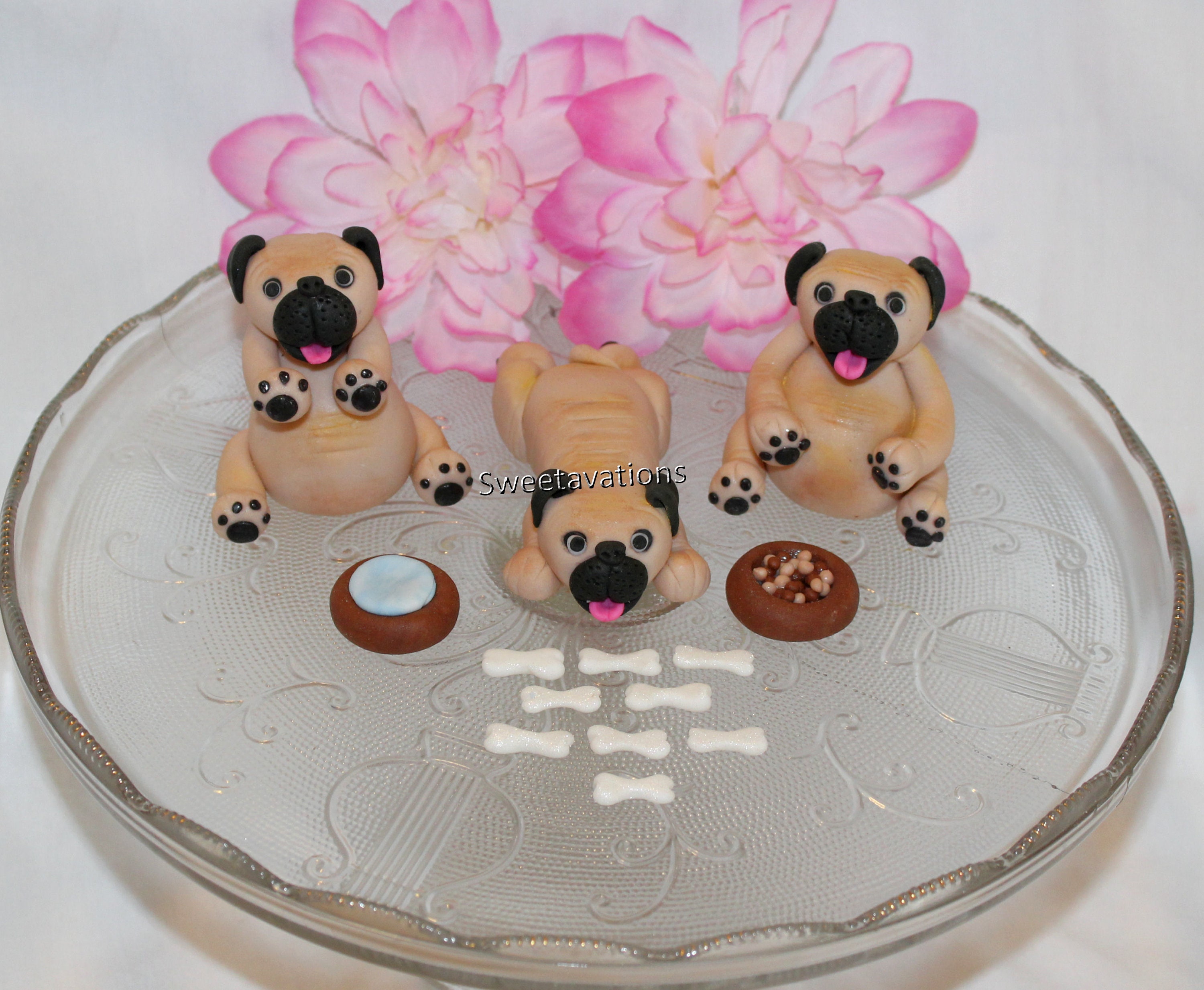 pug fondant