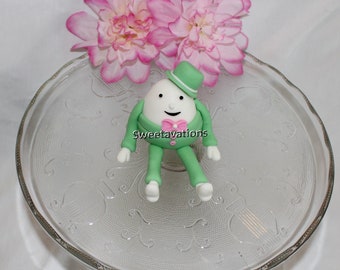 Fondant Humpty Dumpty Cake Topper, Mother Goose Baby Shower, Nursery Rhyme Birthday