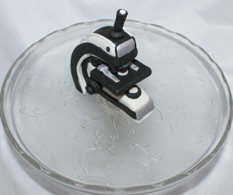 Fondant Microscope Cake Topper, Mad Scientist Birthday, Doctor ...