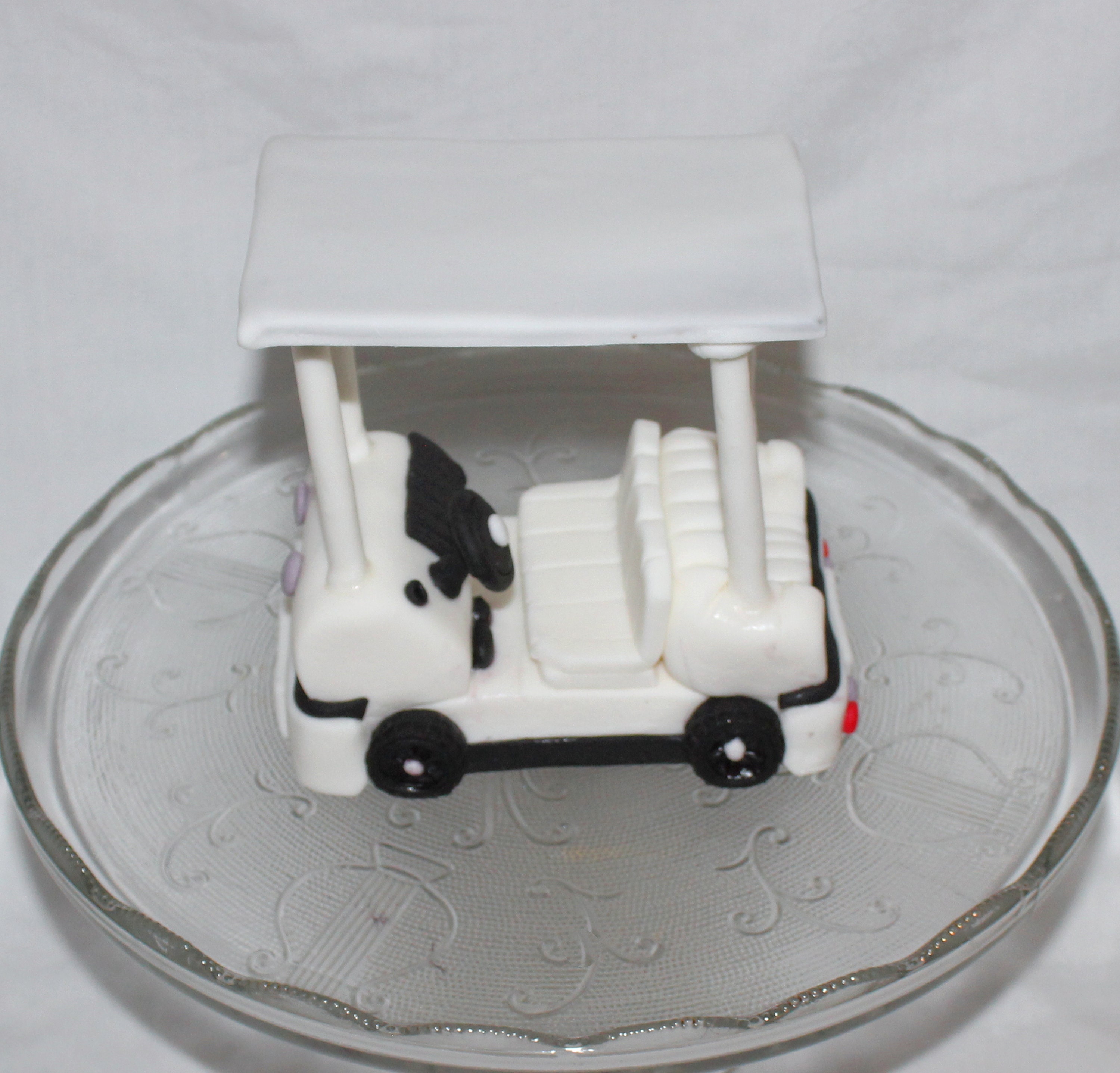 Fondant Golf Cart Cake Topper Golf Cart Topper Golf Topper Etsy
