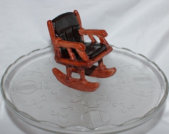 Fondant Rocking Chair Cake Topper, Over the Hill Birthday, Rustic Baby Shower, Old Age Theme