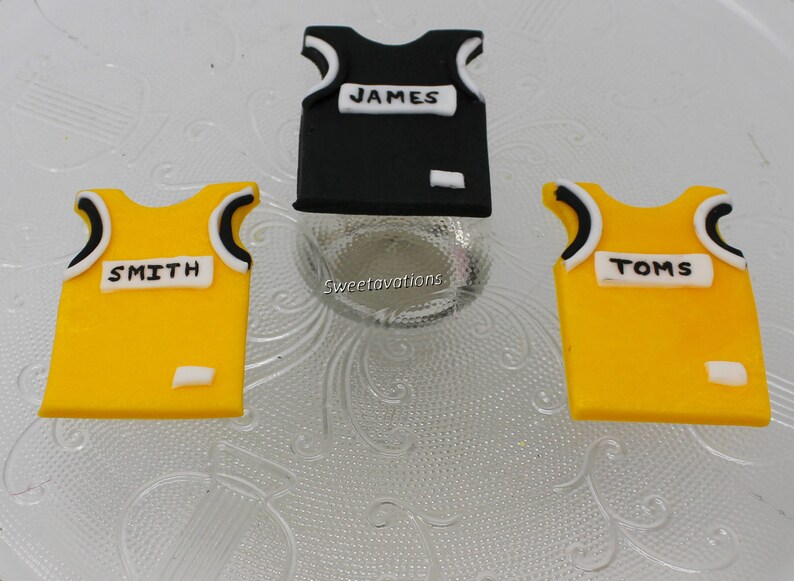 Fondant Basketball Jersey Cake Topper Basketball Topper Etsy