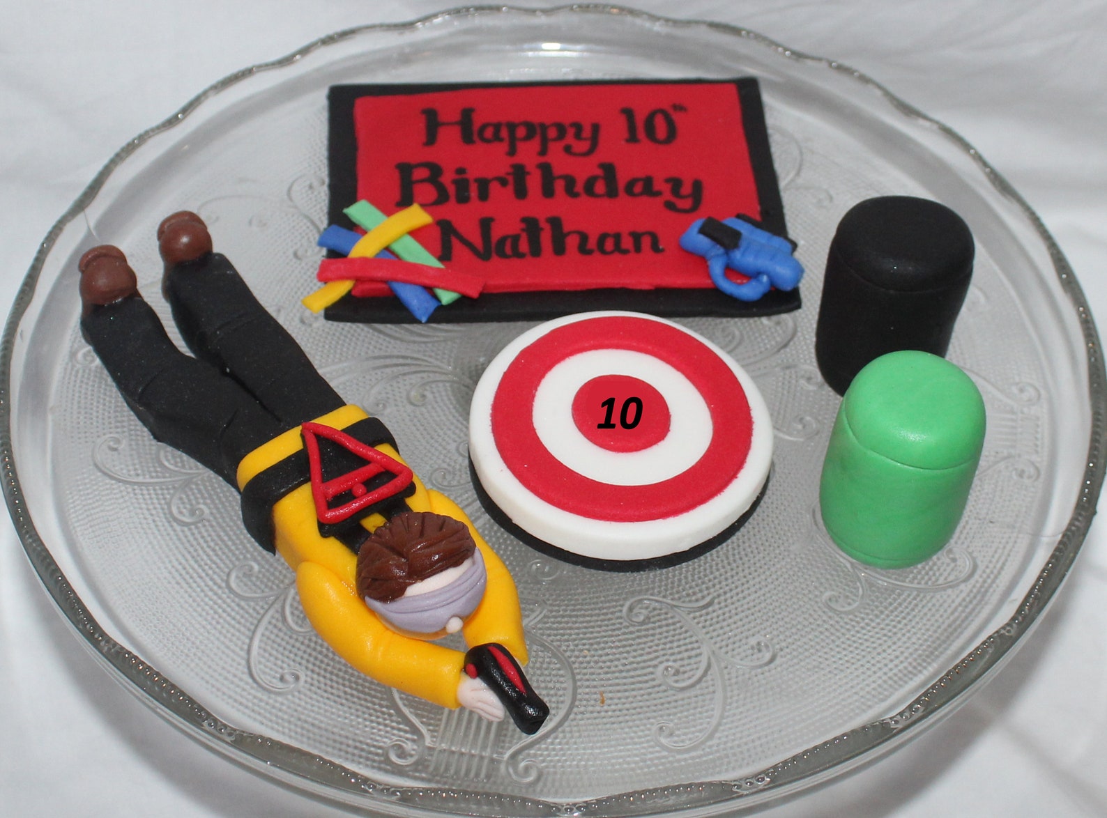 Fondant Laser Tag Cake Topper Laser Tag Topper Fondant Etsy