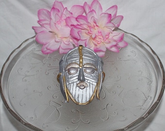 Fondant Viking Helmet Cake Topper, Hand-Sculpted Viking, Medieval Birthday, Norse, Mythology, Archeology, History Graduation