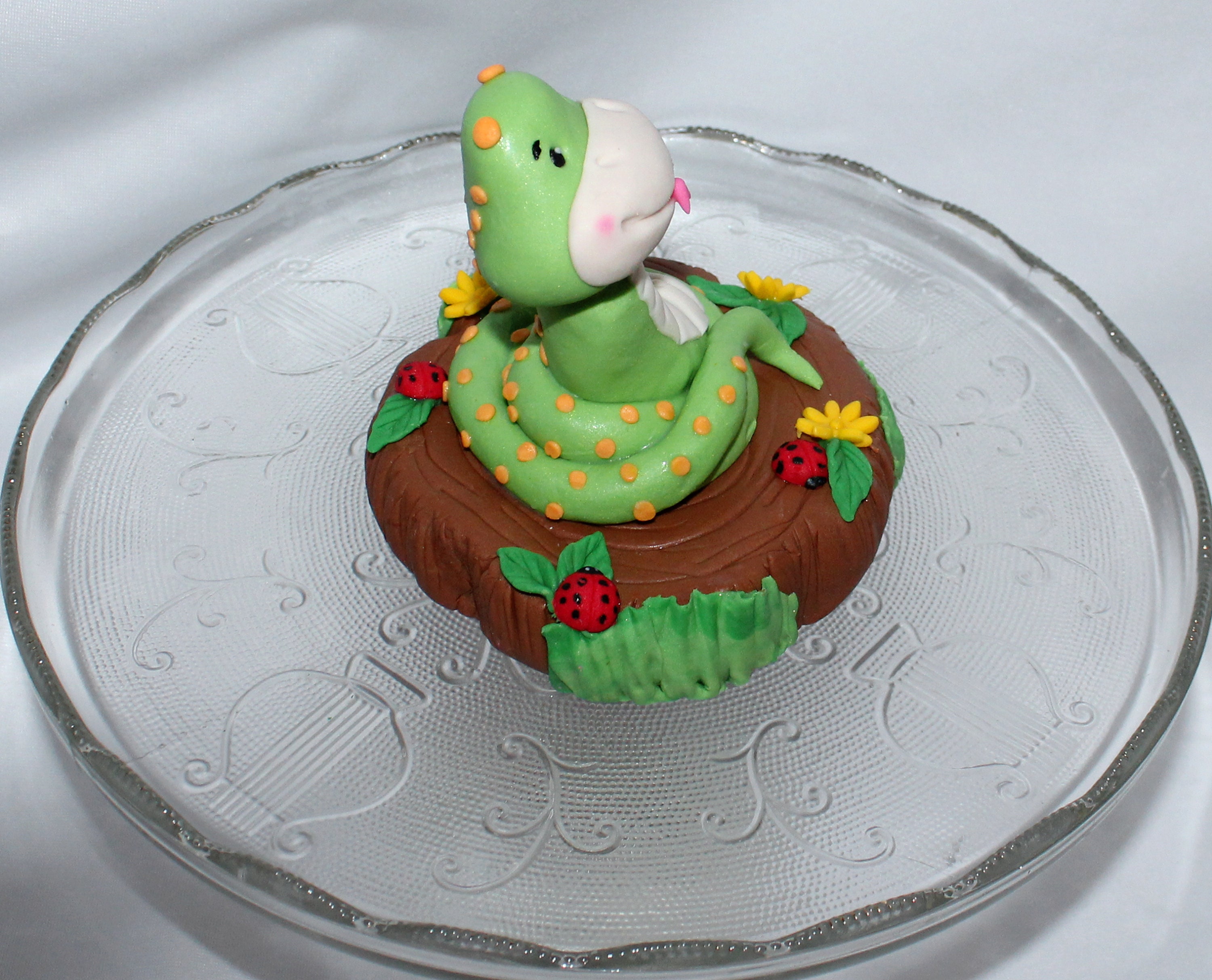 Fondant Snake Cake Topper, Reptile Birthday, Python, Boa Constrictor - Etsy