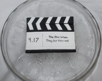 Fondant Clapboard Cake Topper, Movie Birthday, Hollywood, Movie Ticket, Theater