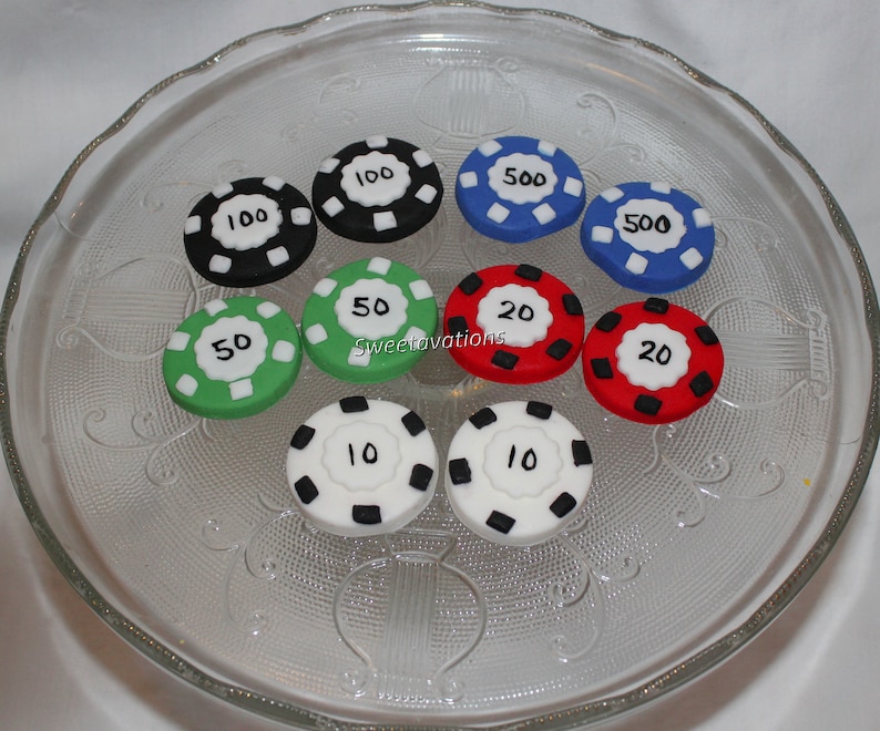 Fondant Roulette Cake Topper Roulette Cake Topper Fondant Etsy