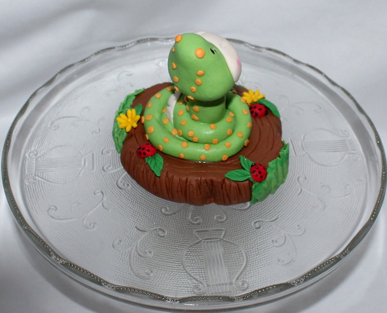 Fondant Snake Cake Topper, Reptile Birthday, Python, Boa Constrictor - Etsy