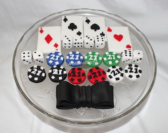 Fondant Poker Chips Etsy