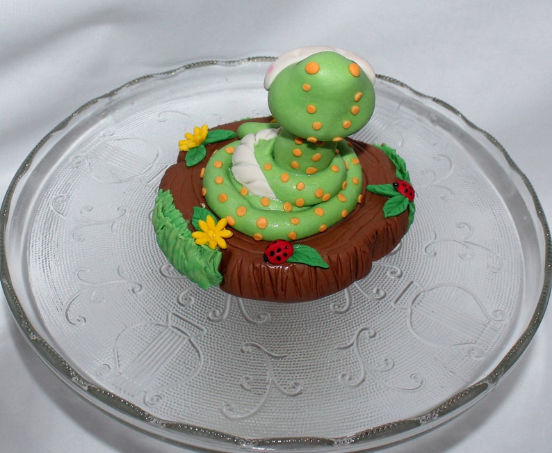 Python And Gator Cake Topper Fondant Snake Cake Topper, Reptile Birthday, Python, Boa Constrictor - Etsy