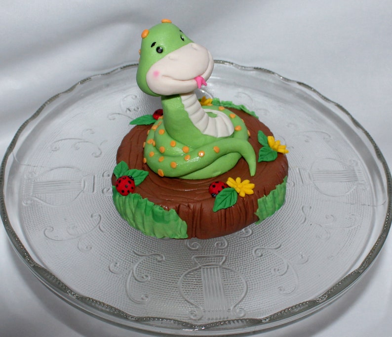 Fondant Snake Cake Topper, Reptile Birthday, Python, Boa Constrictor - Etsy