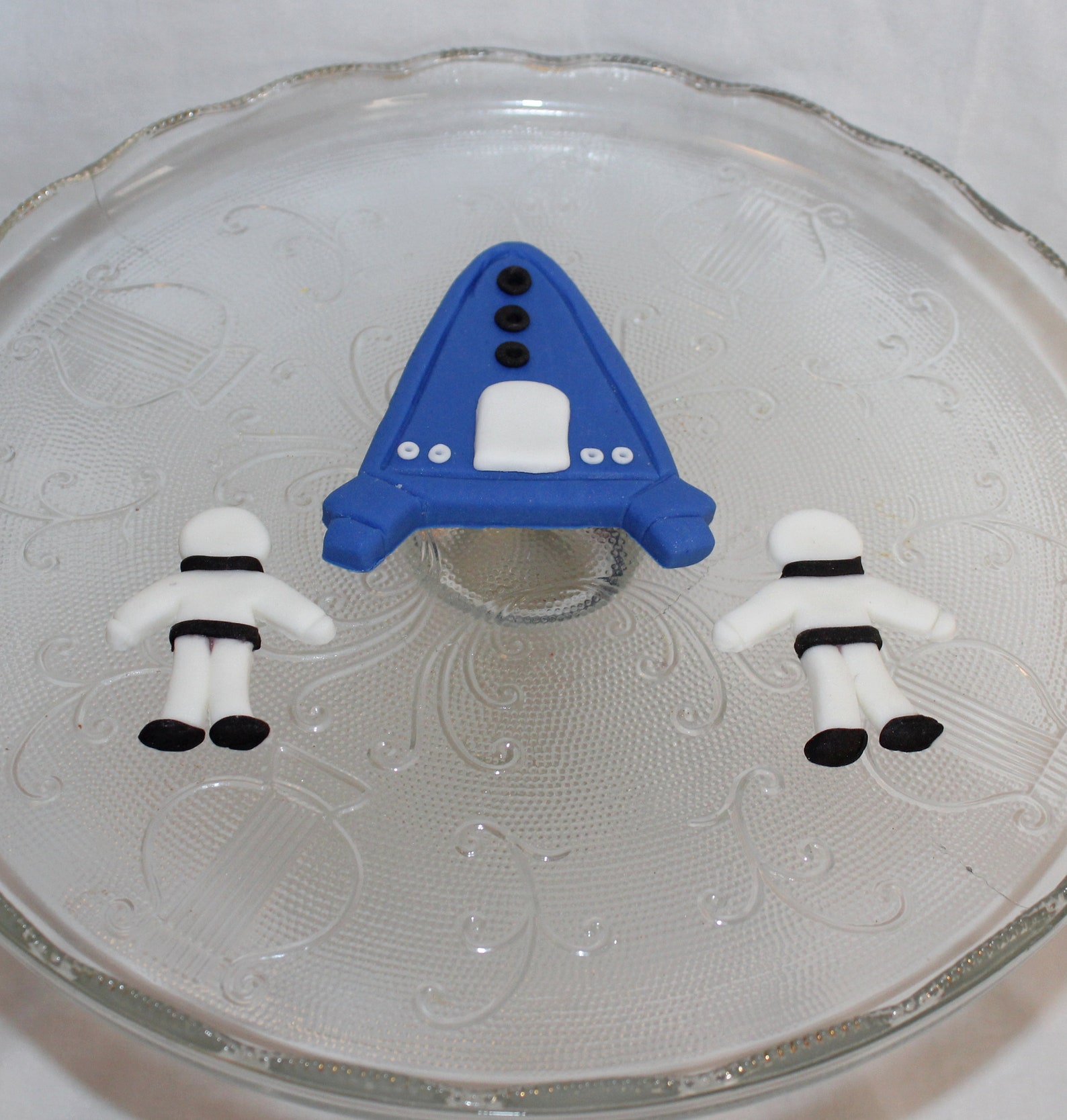 Fondant Astronaut Cake Topper Astronaut Topper Fondant Etsy