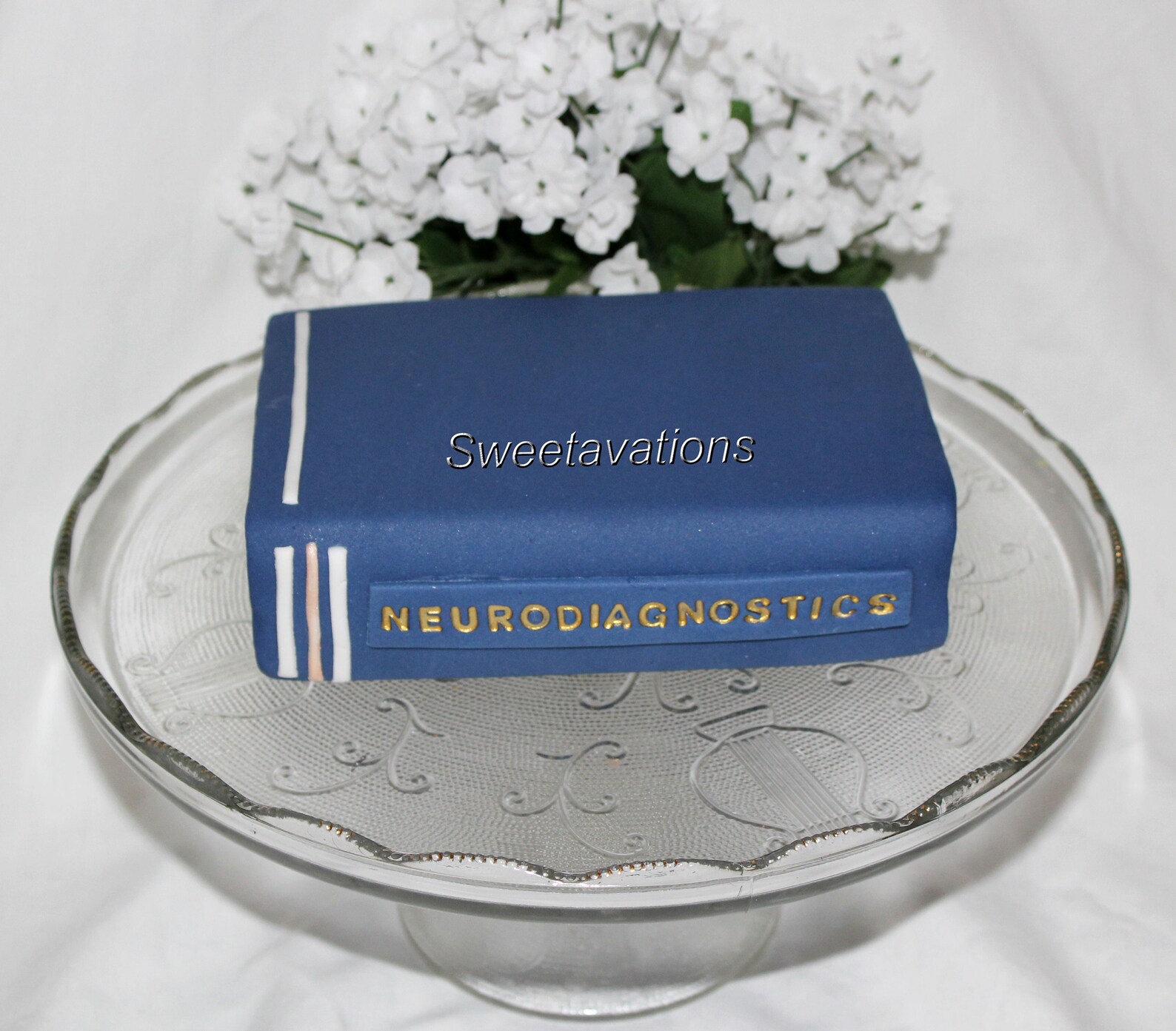 Fondant Book Cake Topper Book Topper Fondant Graduation Etsy