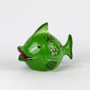 Money Box Fish Ceramic 60s Vintage Mid Century