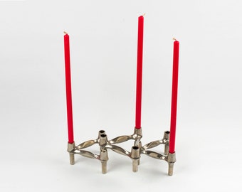Set Vintage Kerzenleuchter Nagel, Quist, BMF, Mid Century