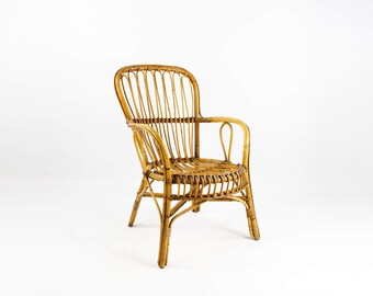Bamboo Chair Lounge Chair 60s Mid Century