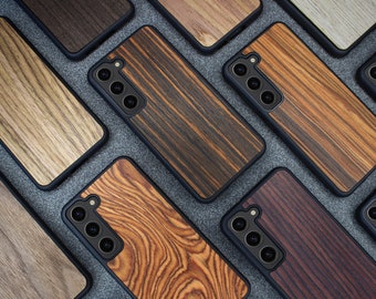 Echt hout Samsung Galaxy S24 Ultra, S24 Case, S23 FE, S23 Plus, S22 Ultra, S21 FE, S20 FE, S20, S10, S10e 5G