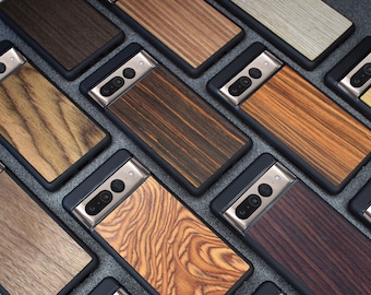 Real Wood Google Pixel 8A Case, Pixel 8 Pro, Pixel 7A, Pixel 7 Pro, Pixel 6A, Pixel 6, Pixel 5A 5G, Pixel 5, Pixel 4A