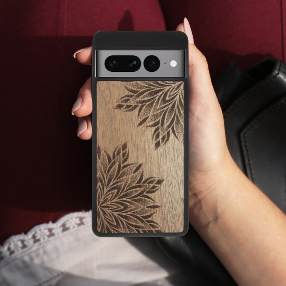 Wooden Pixel Phone Case 10A, 10 Pro XL, 9 Pro, 8, 7 (all models) - Mandala