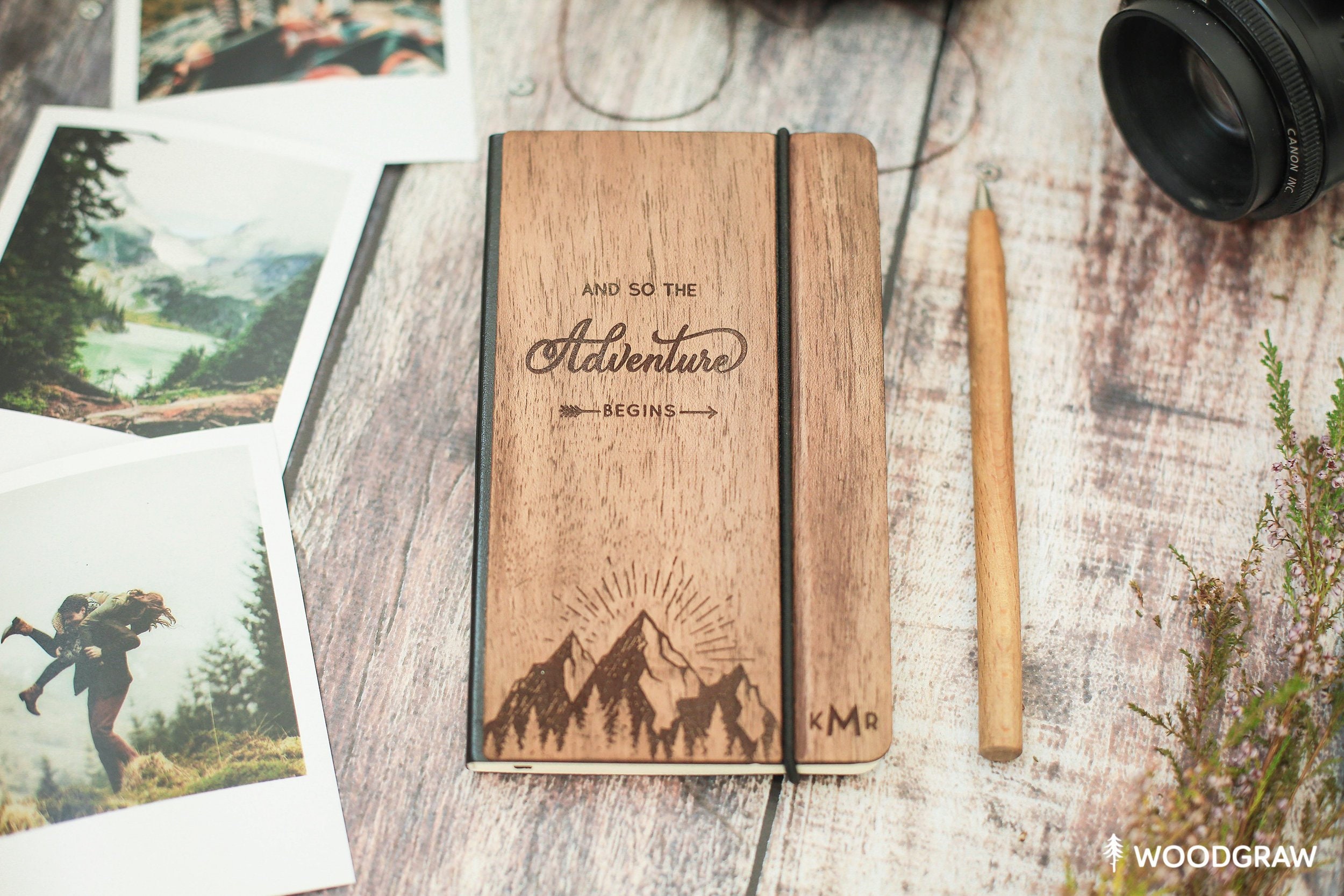 Adventure Personalized Travel Journal Leather Notebook Etsy