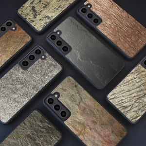 Custodia in vera pietra per Galaxy S25 Ultra, S25, S24 FE, S24 Plus, S23, S22, S21 FE, S20 FE, A56, A36, A26, A55, A35, A25, S10e
