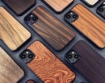 Real Exotic Wood MagSafe iPhone Case 17 Air, 16 Pro Max, 15 (all models)