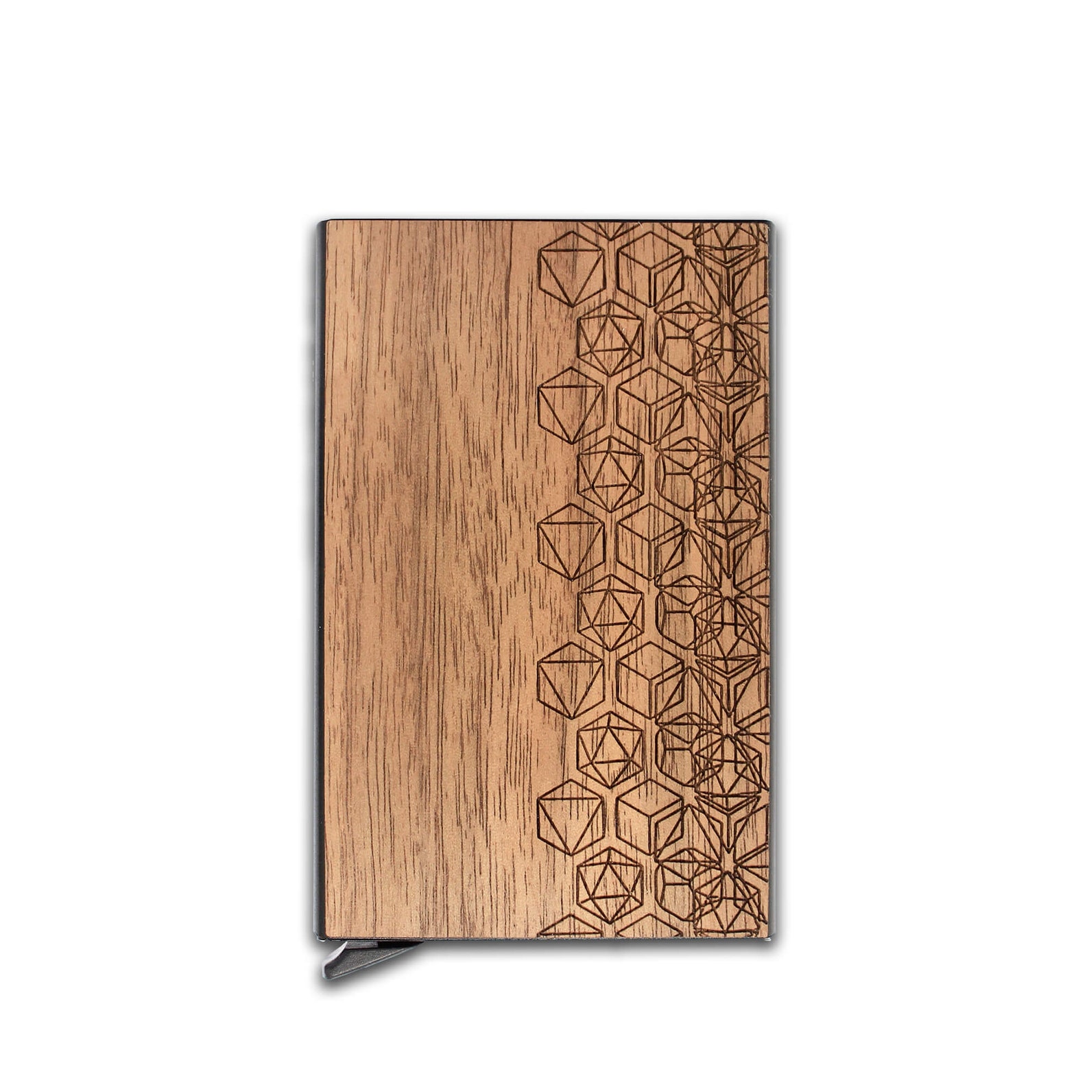 Personalized Wooden Credit Card Holder Wallet With RFID Metal Etsy