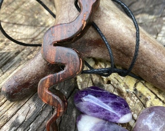 Snakewood Handmade Snake Talisman Necklace  *Free UK Delivery*