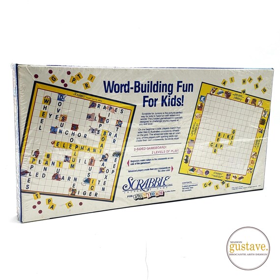 Scrabble for Juniors Board Game, English 1989 Version | NIB Sealed