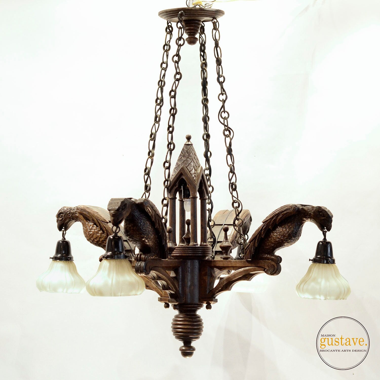 Gargoyle Chandelier - Etsy