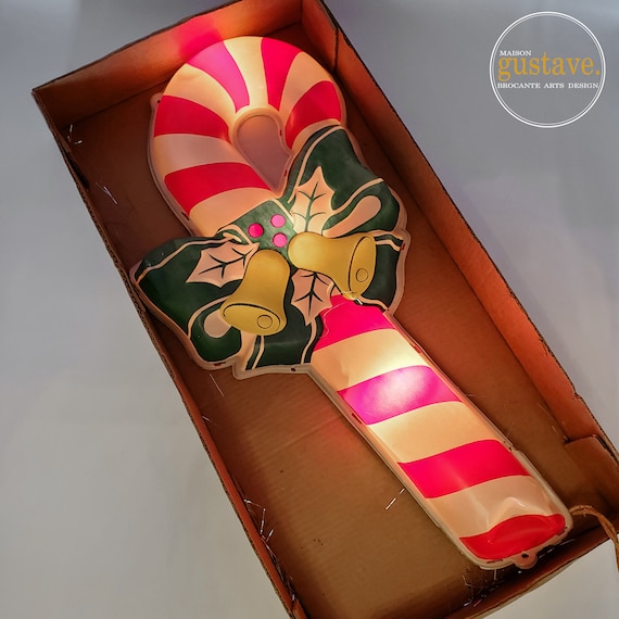 Rare IOB NOMA Lites Christmas Candy Cane #555, Vintage Canada