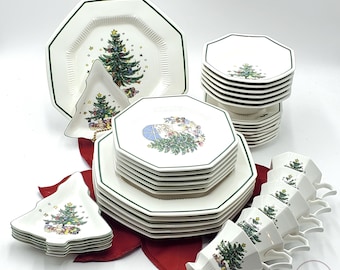 Nikko Christmastime Japan Vintage Dinnerware Set - Etsy