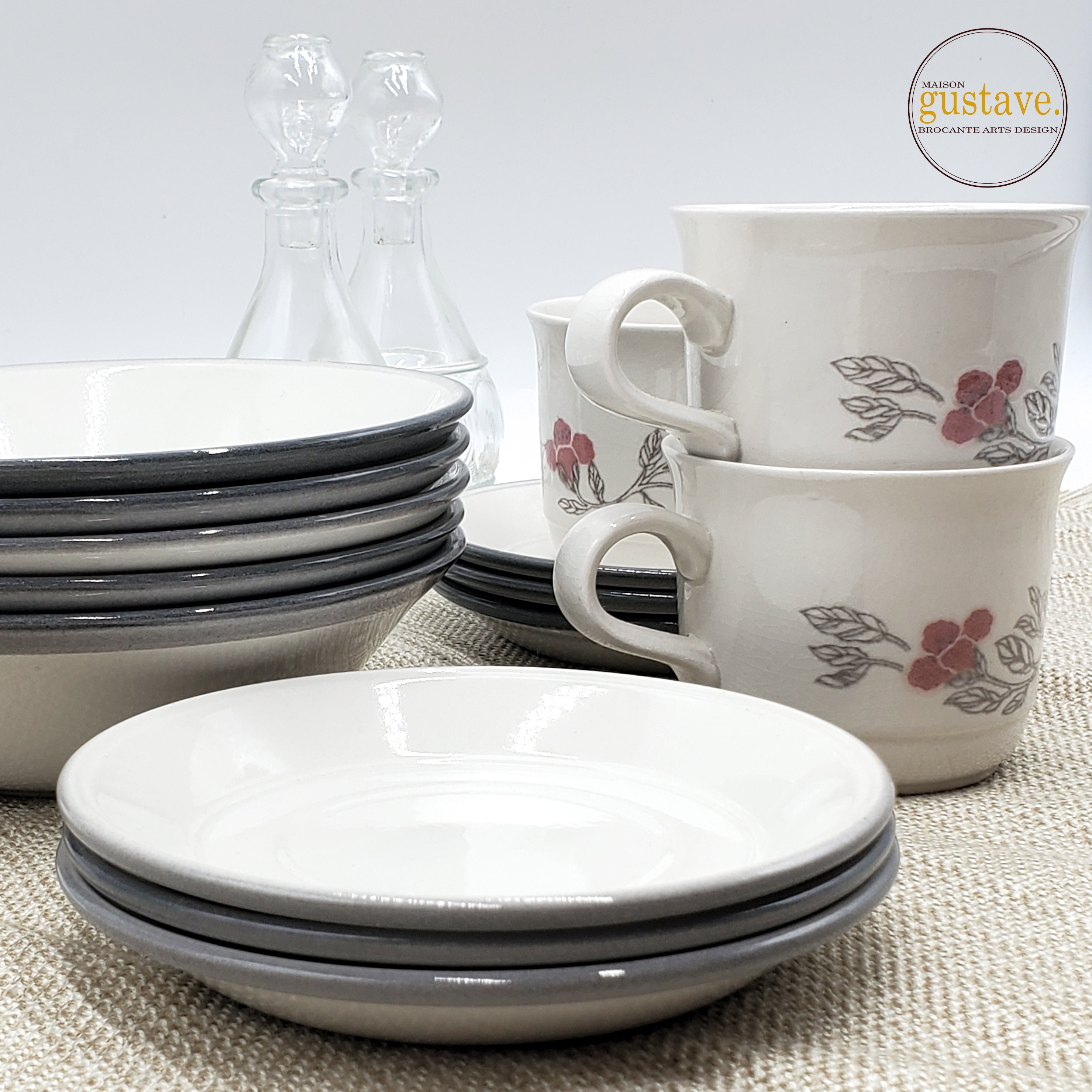 Kilncraft Collection 英国製 20ピース 食器セット 箱付き Vintage Kiln Craft for 6 | English Ceramic Dinnerware Set