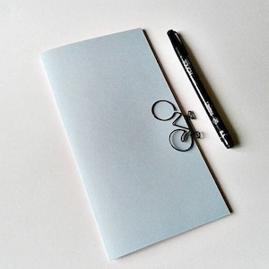Traveler&#39;s Notebook Insert - BLUE - Midori Insert - Regular Standard Wide B6 Personal A6 Pocket Field Notes Passport Micro Nano - N281
