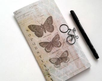 Travelers Notebook Insert BUTTERFLY Travelers Notebook Insert Regular Standard A5 Wide B6 Personal A6 Field Notes Passport Micro - N358