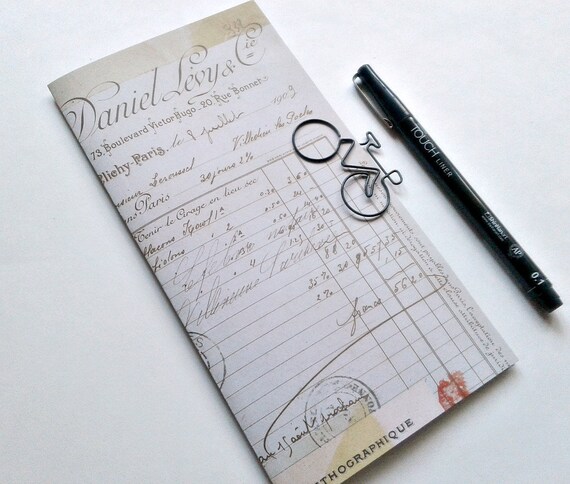 Traveler's Notebook Insert, Bullet Journal,  Fauxdori Insert, Midori Insert, Personal Log, Diary, Adventure Travel Log - N444