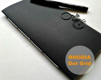 Rhodia Paper Dot Grid Traveler's Notebook Insert - Rhodia Paper Midori Insert - Midori Refill - TN Notebook Insert - N309