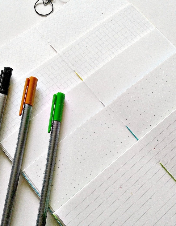 RAINBOW DUST Traveler's Notebook Insert - Midori Insert - Unique Gift for Her - Midori Refill - Colourful Travelers Notebook Insert - N266