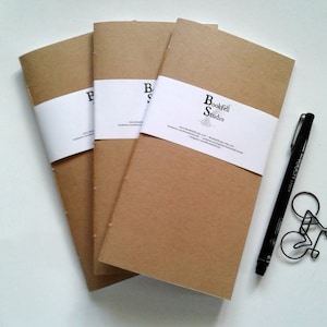 3 x Traveler's Notebook Inserts, Kraft, 3 pack bundle, Choice of Inner Pages, Use in your Midori or Fauxdori  - Tri390