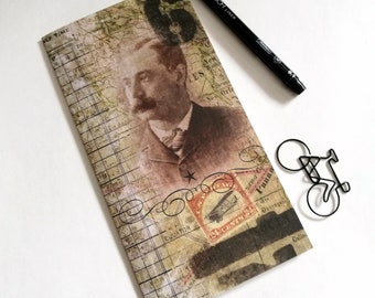 Travelers Notebook Insert - VINTAGE STYLE - Fauxdori Midori Insert - TN Refill Accessory - Tim Holtz - 10 Sizes including B6 and A5 - N560