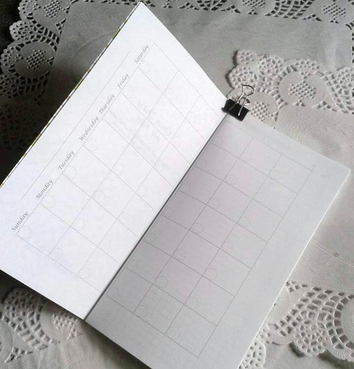 Day on One Page Travelers Notebook Insert Daily Calendar Insert